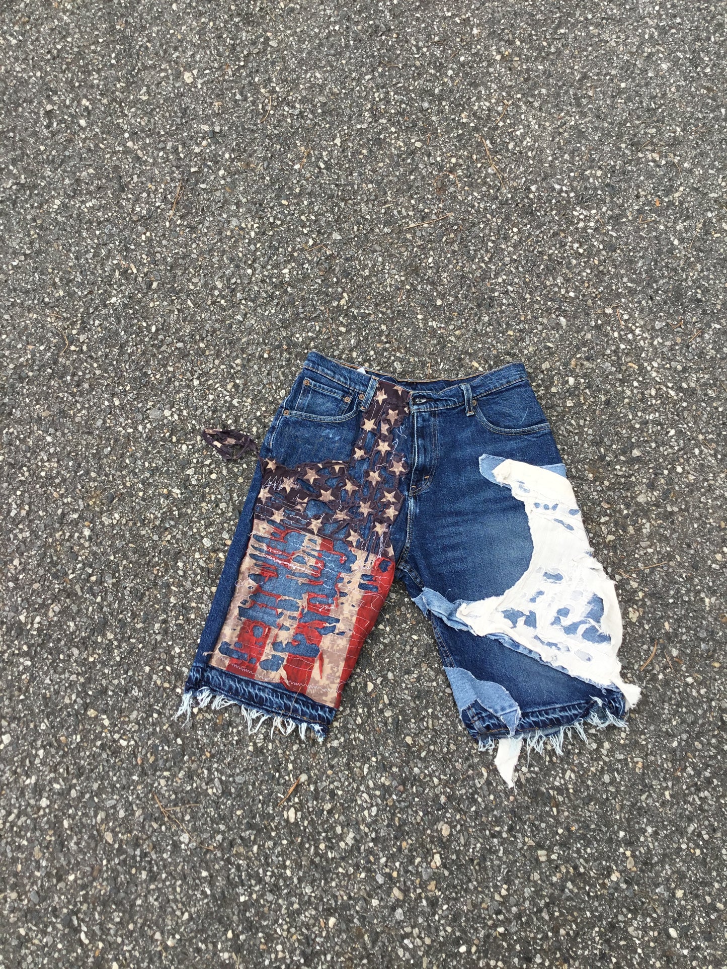 Burrow Americano Bandana Shorts Size 30